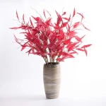 Factory direct sales of new artificial wormwood leaves suitable for home hotel wedding decoration flowers