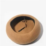 Factory Direct Wholesale Spring Autumn Winter Fashionable Female Women Ladies Wool Berets Made In China