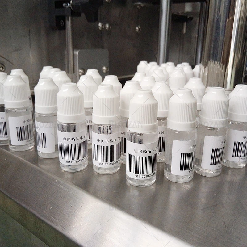 Factory directly sale cbd oil liquid glass cartridge vape filling machine eye drop filler capper labeeler