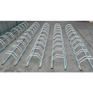 Factory Directly Supply Outdoor Metal 5 Places Bike Parking Rack Steel Bicycle Racks Bicycle Floor Parking