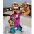 Import Factory Hot Sales Jeff Koons  Fiberglass Colours Popeye Statue from China