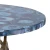 Import Factory outlet new design round antique brass blue agate tables from China