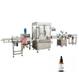 factory price e-liquid bottling machine filling machine equipment 30ml 60ml tincture cbd oil dropper bottle filling line