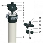 Factory Price  Hollow Fiber Ultra Filtration UF Membrane Cartridge UF6060 for Industrial Wastewater Treatment Equipment