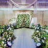 Factory Price  Ice Silk Party Backdrop Hanging Curtains Gauze Wedding Decoration Photo Backdrops Background Event Party Supplies