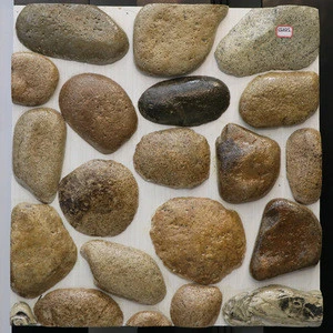 factory price natural pebble stone decorative outside wall tile