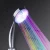 Import Factory price rainbow color changing bathroom shower head rainfall shower head with led from China