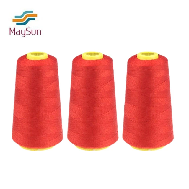 Factory Sale 100% Polyester High Tenacity Sewing Threads For Garment Accessories