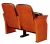 Import Factory Supply Solid wood Genuine Leather Theater Seat Furniture Auditorium Lecture Hall Seating Church Chair from China