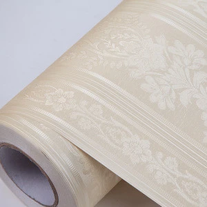 family wall paper self-adhesive plain white color wallpaper/wall coating