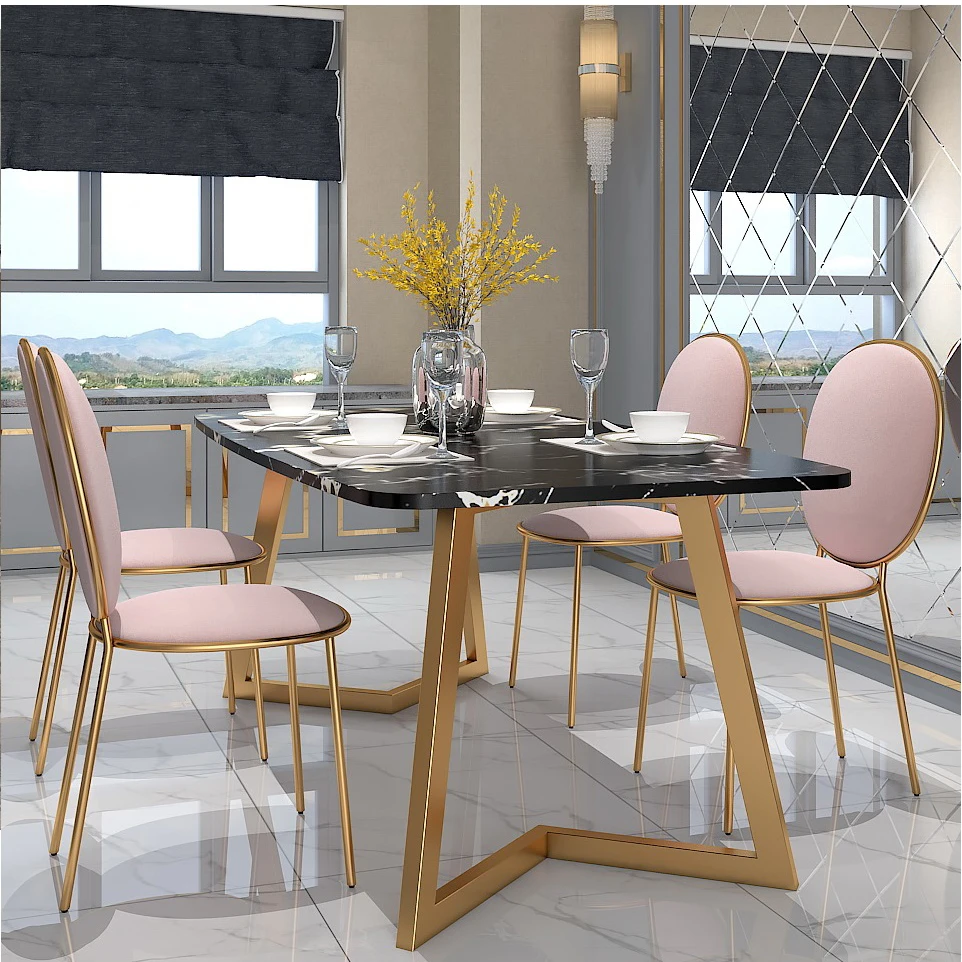 Fancy Royal Antique Luxury Big Size Furniture Dinning Table And Chairs Set Dining Table Design MDF Dining Table dinning set