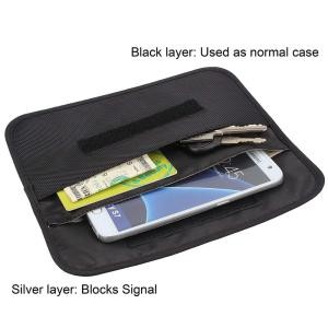 Faraday Bag, RFID Signal Blocking Bag Shielding Pouch Wallet Case for Cell Phone Privacy Protection and Car Key