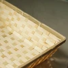 Farm creative household weaving pure handmade bamboo basket, fruit basket, size can be customized