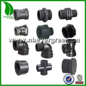 Farm sprinkler irrigation system Plastic water pipe accessiries PP thread connector fittings