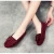 Import Fashion Breathable Suede Cow Leather Ladies Shoes Flat Loafers For Women from China