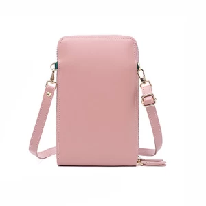 Fashion casual mobile phone bags small crossbody phone bag for women cellphone shoulder bag for phone card holder wallet purse