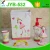 Import fashion design 6pcs sexy woman white ceramic bathroom ser red lips bathroom accessories from China