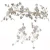Import Fashion Design Hanging Earrings Wedding Hair Accessories Copper Flower Earrings from China