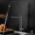Import Fashion design single lever water saving zinc handle single lever long spout water sink kitchen faucet from China