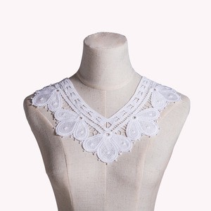 fashion guipur cotton lace embroidery lace collar for dress