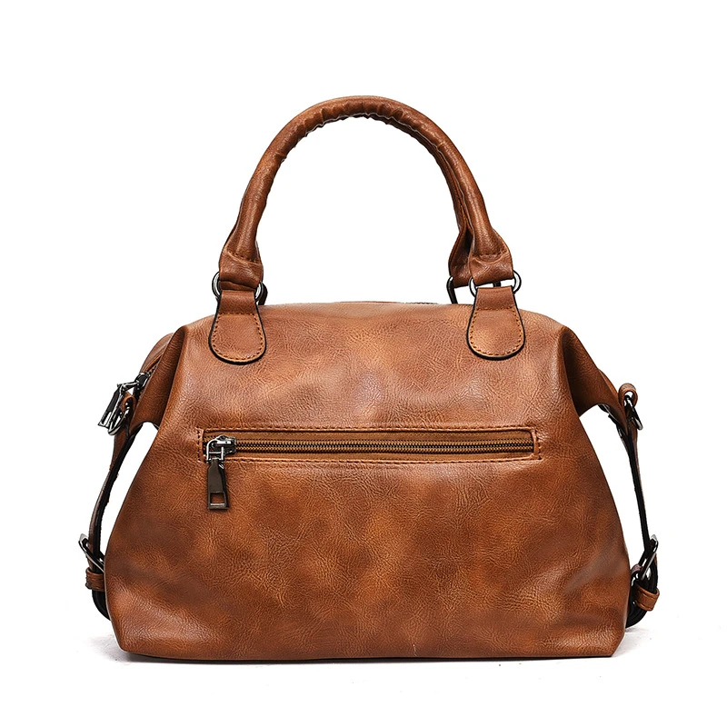 Fashion New Big Capacity Pu Leather China Handbags Shoulder Tote Bag