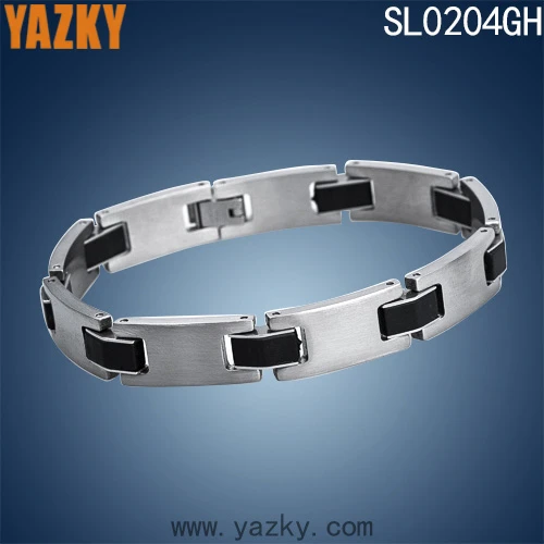 Fashion stainless steel Anti-static bracelet wireless wrist band body in addition to static silicone sports bracelet
