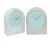 Import Fashion Wholesale Classical Terrazzo Desk Table Clock for Promotional gift from China