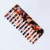 Import Fashionable acrylic acetate comb marble leopard pattern hairdressing comb can be customized from China