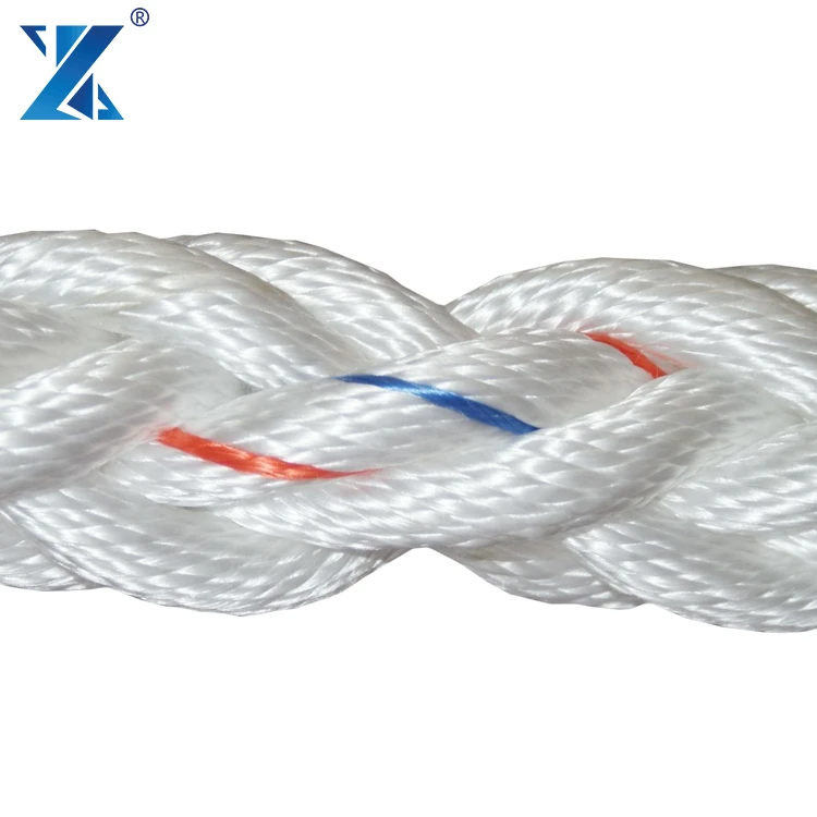 Floating on water 30 mm polypropylene rope 8-ply mooring ship rope pp boats used mooring rope
