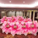 Flowers Blooming Opening Dance Dress Fancy Girls Dance Stage Costumes Performance Dress Stage Dance Wear