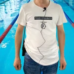 FM Transmitter Swimming Coaching Walkie Talkie Speaker Microphone Wired Mini Microphone