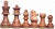 Import FOLDING WOODEN STANDARD TRAVEL INTERNATIONAL CHESS GAME BOARD SETS WITH MAGNETIC CRAFTED PIECES(12 X12 INCH) from India