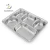 Import Food Grade 304 Stainless Steel  3/4/5 Compartment School Lunch Tray Dinner Plate Fast Food Serving Tray With Lid from China
