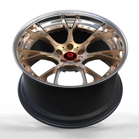 Forged Car Rim 6061-T Aluminum Forged Wheel Custom 2 piece Alloy Car Wheels 24 inch