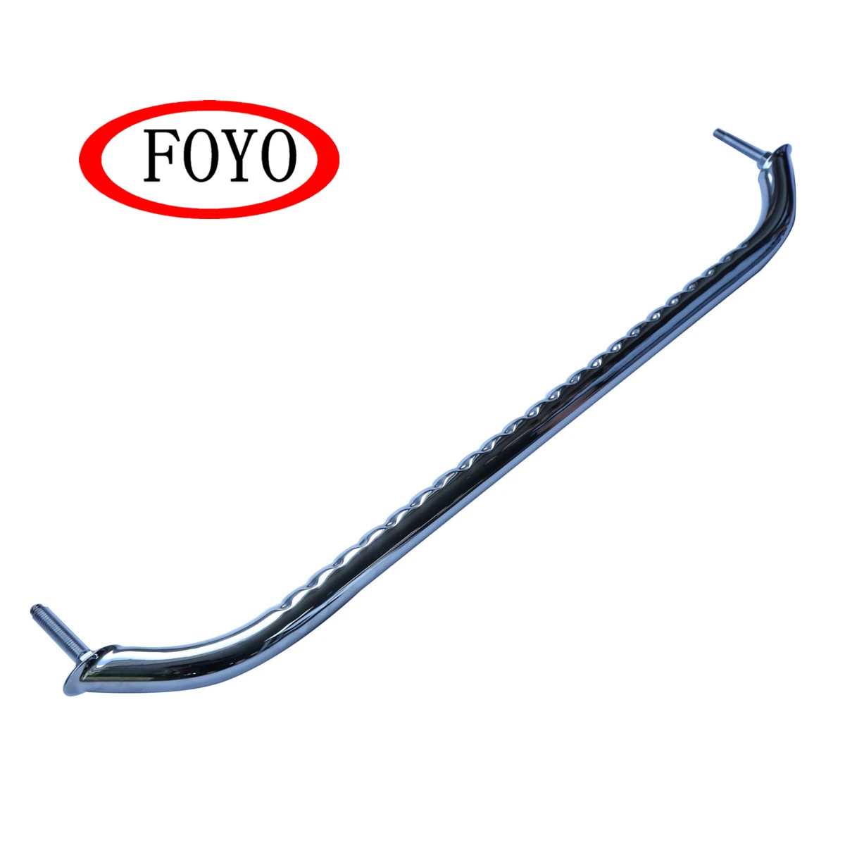FOYO Marine Polished Hardware Replacement Part Stainless Steel Handrai with Wave Curve Grab Handle