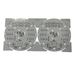 FR-4 PCBs, Customized PCB Bare Board Double-sided for Display Panel Lead-free