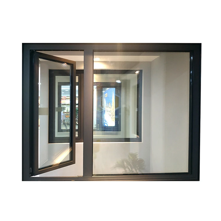 Free Sample Extruded Aluminium Alloy Window Frame Double Glazed Triple  Pane Windows