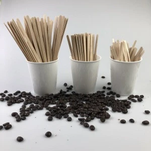 Free Sample Factory Price Eco-Friendly Disposable Wooden Tea Coffee Mixer