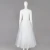 Import Free Sample High Quality Customized Deep Neck Applique White Ball Gown Three Quater Slim Sleeves Mesh Wedding Dress Bridal Gown from China