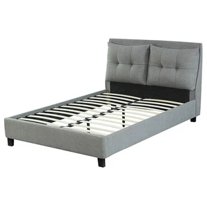 Free Sample King Size Leather Fabric Room Furniture Modern Hotel Bed