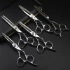 freelander 6.0 inch  9CR stainless steel 62HRC hardness 5 pcs hair cutting scissors kit with case