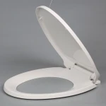 FT-007   China top selling high quality round shape ceramic bathroom pp soft close toilet seat cover