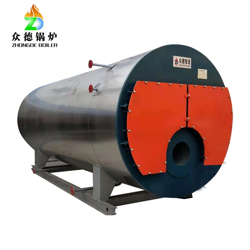 Fuel gas steam boiler High Capacity Industrial Low Price  High Quality  high efficiency horizontal oil gas steam boiler