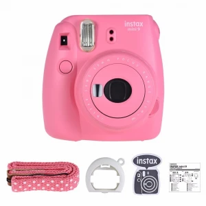 Fujifilm Instax Mini9  Instant Camera Film Cam Auto-focusing instax photography accessories pink camera