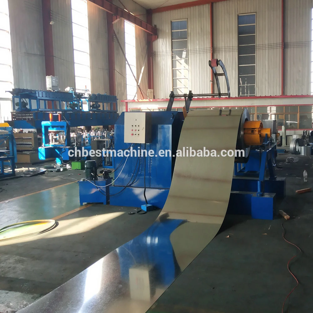 Full Automatic PLC Control High Speed Steel Coil Cut to Length Slitting Machine
