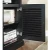 Import Fuzhou wood furniture morden MDF corner TV stand console black finish from China