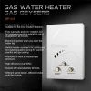 Gas Leak Control Flue Type Painted White Instant Gas Water Heater