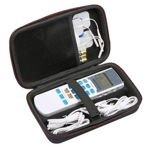 GC-Portable Storage Bag Box for TENS Unit Electronic Pulse Massager Tennis Elbow