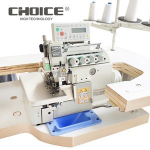 GC5204EX-3/PUT/DD Golden Choice direct drive single needle 3-thread overlock sewing machine with pneumatic auto trimmer