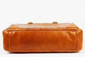 Genuine Briefcase Made in Italy FS0523 canvas bag leather handle genuine leather mini bags leather bag manufacturers